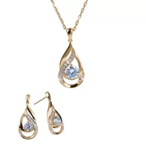 Garbo Golden Collection - Pendant & Earrings