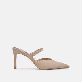 KANIKA HEELS TAUPE SUEDE